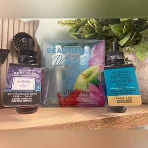 Bath & Body Works Wallflower Refills Beautiful Day Butterfly and Oceanside Palm